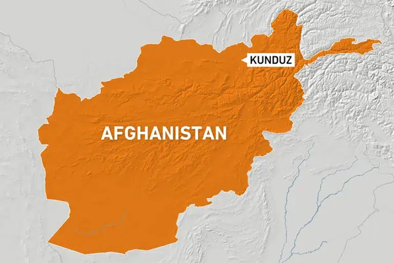 Um mapa mostrando Kunduz no nordeste do Afeganistão [Al Jazeera]