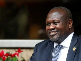 Ex-líder rebelde e vice-presidente do Sudão do Sul, Riek Machar, é retratado em Roma, Itália, em 2019 [Arquivo: Yara Nardi/Reuters] Fonte: Al Jazeera