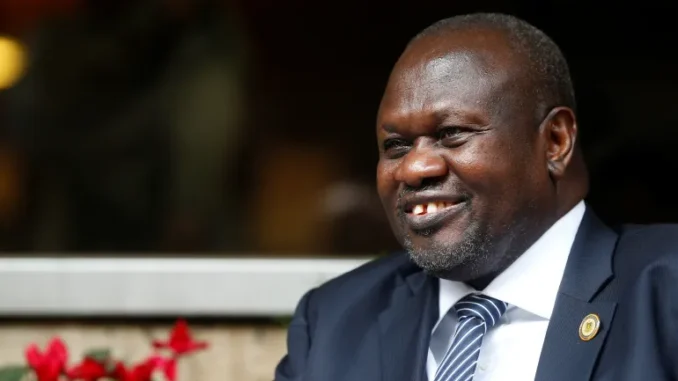 Ex-líder rebelde e vice-presidente do Sudão do Sul, Riek Machar, é retratado em Roma, Itália, em 2019 [Arquivo: Yara Nardi/Reuters] Fonte: Al Jazeera