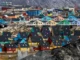Casas são vistas em Ilulissat, Groenlândia, setembro [Arquivo: Hannibal Hanschke/Reuters]