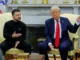 O presidente dos EUA, Donald Trump, se encontra com o presidente ucraniano Volodymyr Zelenskyy na Casa Branca em Washington, DC, 28 de fevereiro de 2025 [Arquivo: Brian Snyder/Reuters] Fonte: AL Jazeera