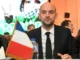 Ministro francês das Relações Exteriores, Jean-Noel Barrot, em coletiva de imprensa, pedindo a Argélia para revogar a expulsão de diplomatas.