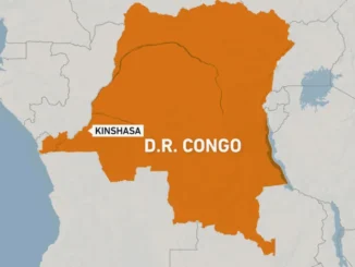 Mapa da República Democrática do Congo (RDC) destacando as províncias e as principais áreas afetadas pelos desastres naturais e conflitos.