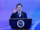 Presidente sul-coreano Lee Jae-myung presta juramento durante a cerimônia de posse na Assembleia Nacional em Seul, 4 de junho de 2025.