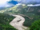 Vista aérea do Grand Canyon do rio Yarlung Zangbu, o maior e mais profundo do mundo, localizado no Tibete, China, em 12 de agosto de 2012.