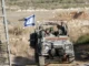 Soldados das Forças de Defesa de Israel patrulham a zona de fronteira de Majdal, na Síria, em dezembro de 2024