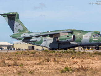 Embraer KC-390 Millennium da Força Aérea Brasileira durante o exercício CRUZEX 2024