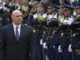 Joseph Aoun, presidente do Líbano, durante sua posse em janeiro de 2025, em um evento oficial.