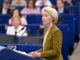 Ursula von der Leyen discursa no Parlamento Europeu durante o State of the Union 2025.
