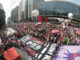 Manifestantes participam de ato contra a PEC da Anistia e da Blindagem no MASP, São Paulo, 21 de setembro de 2025.